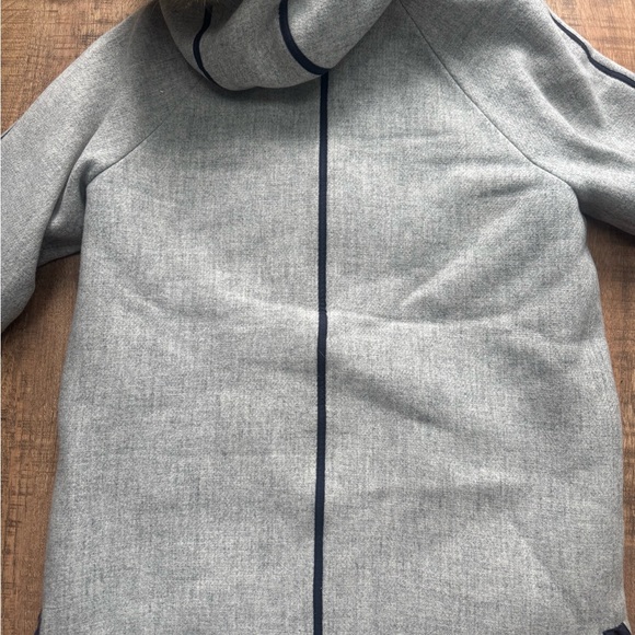 J Crew Summit Parka Italian Stadium Wool faux  Fur Trim - Picture 6 of 8